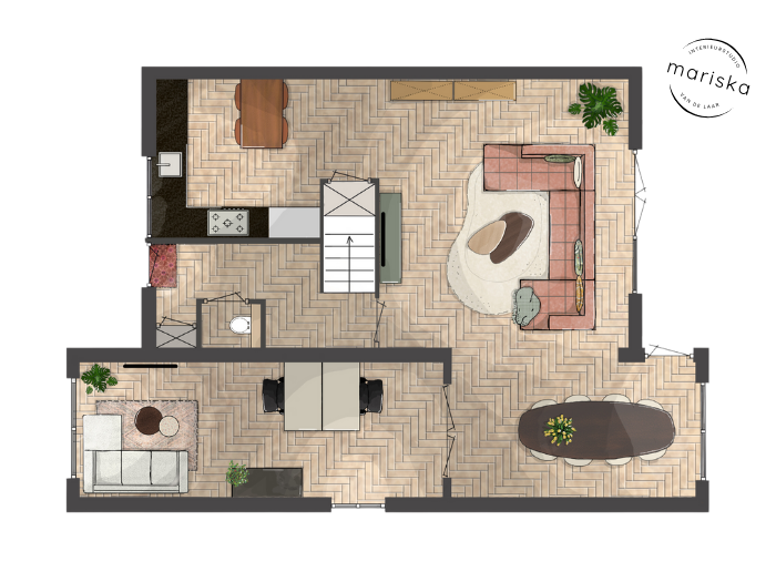 Plattegrond interieurontwerp