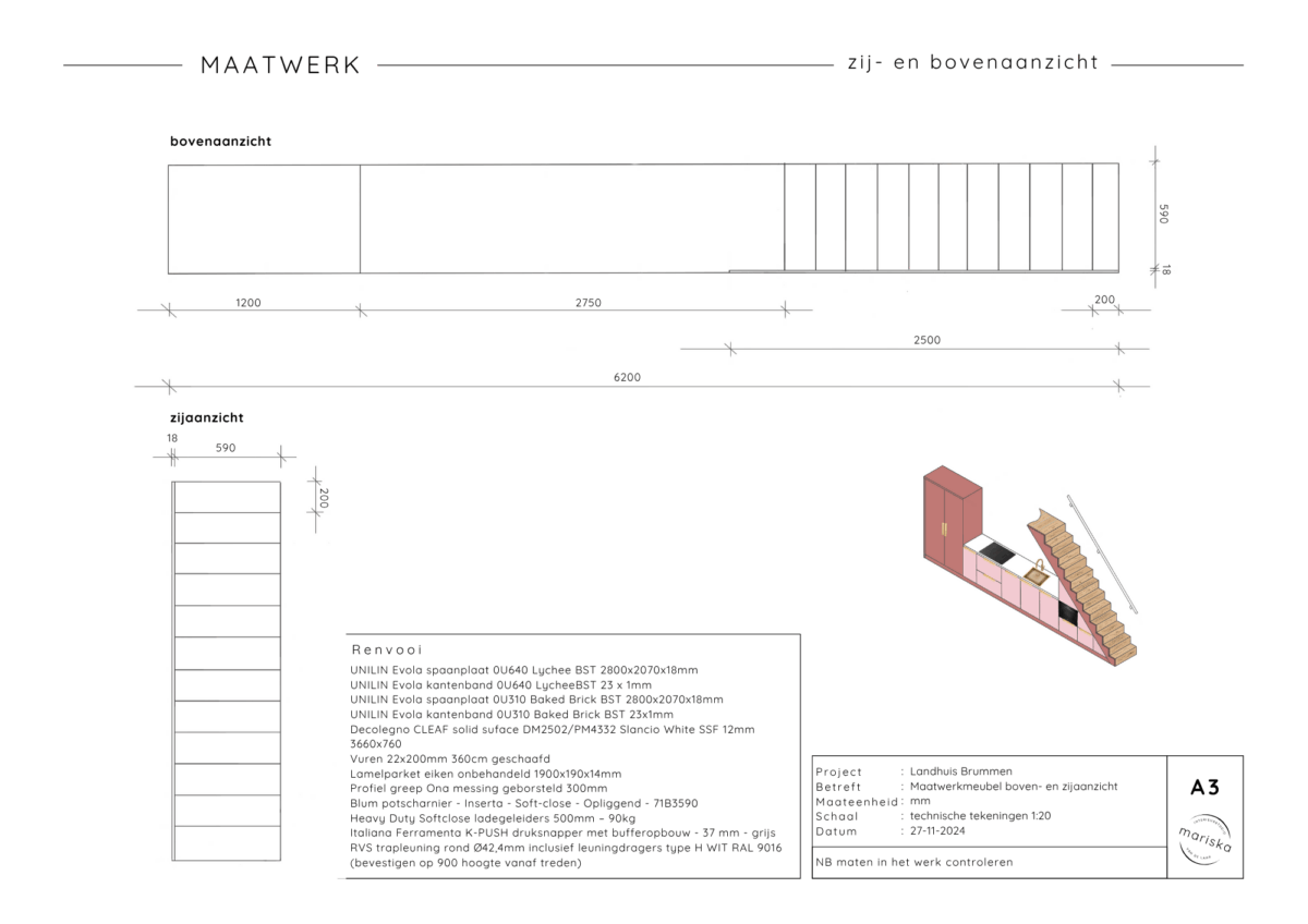 maatwerk bovenaanzicht