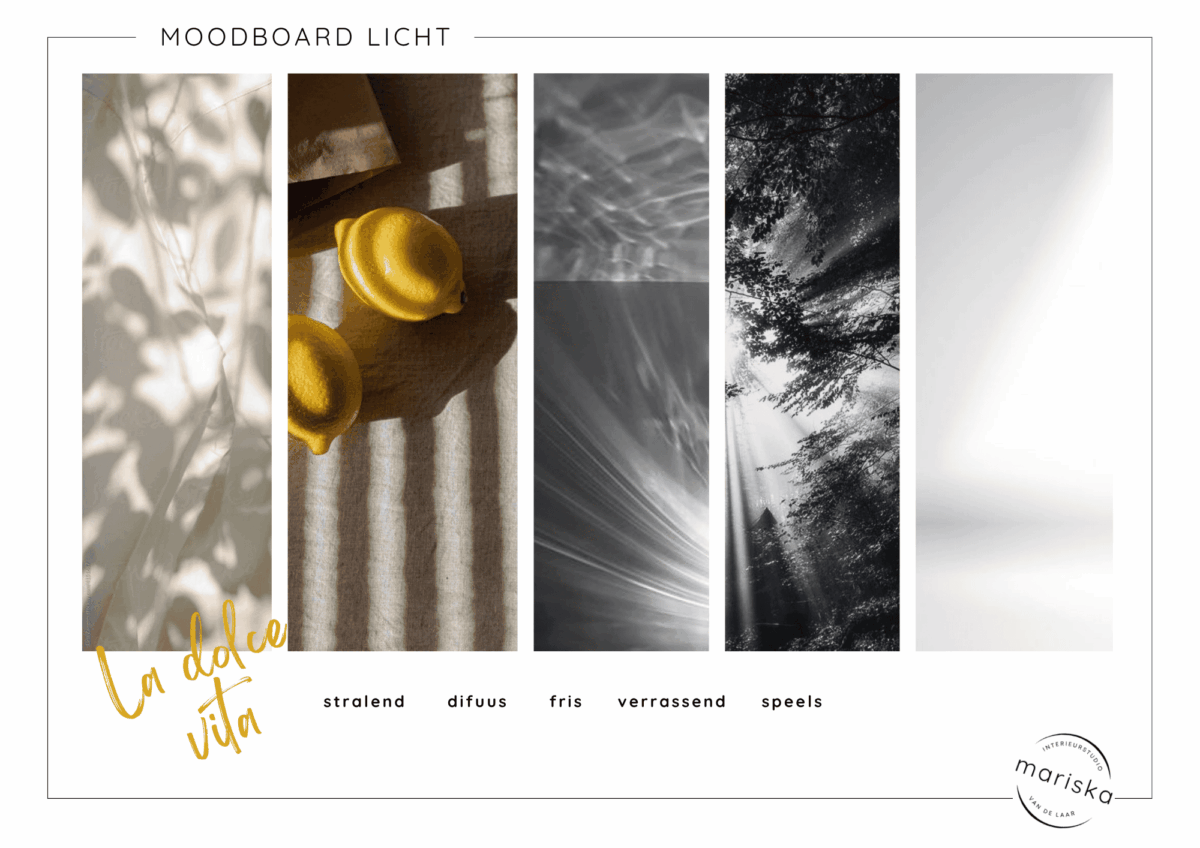 moodboard licht
