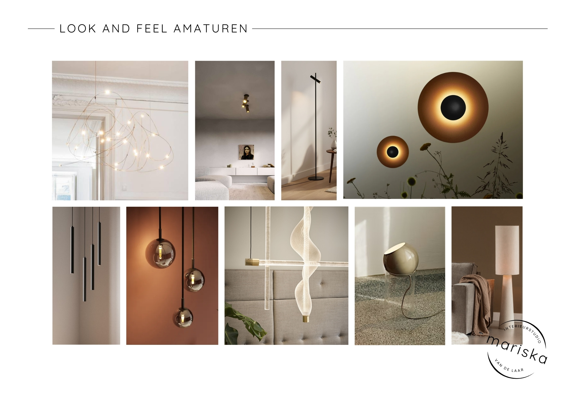 Sfeerbeeld van hoogwaardige armaturen voor een technisch lichtplan bij een nieuwbouw woning.