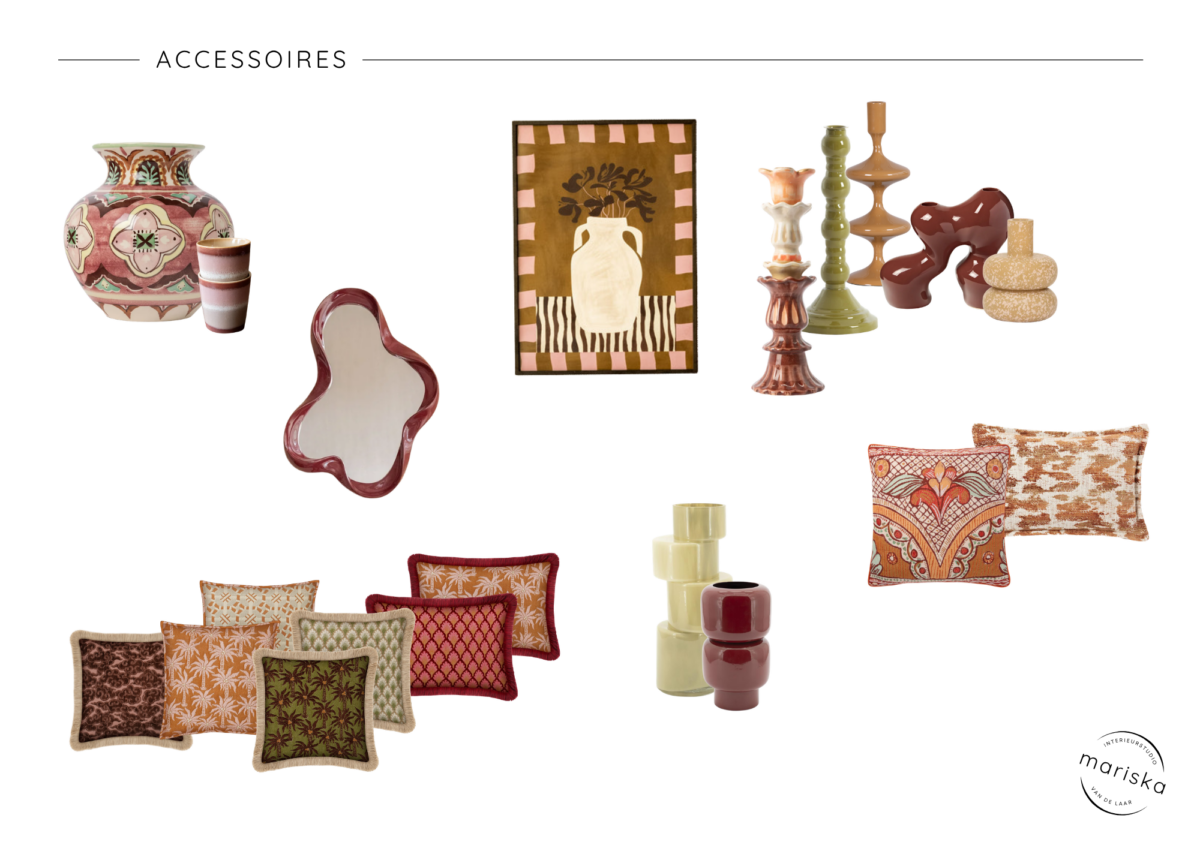 Accessoires styling interieurontwerp nieuwbouwwoning Oldenzaal